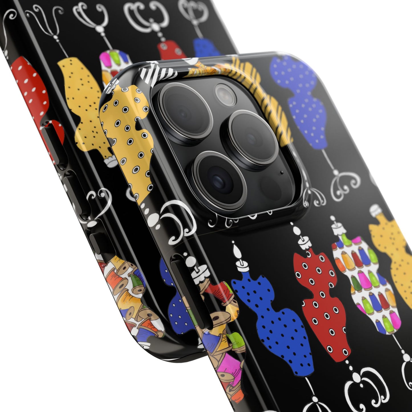 Go Figure Black / Multi Phone Case