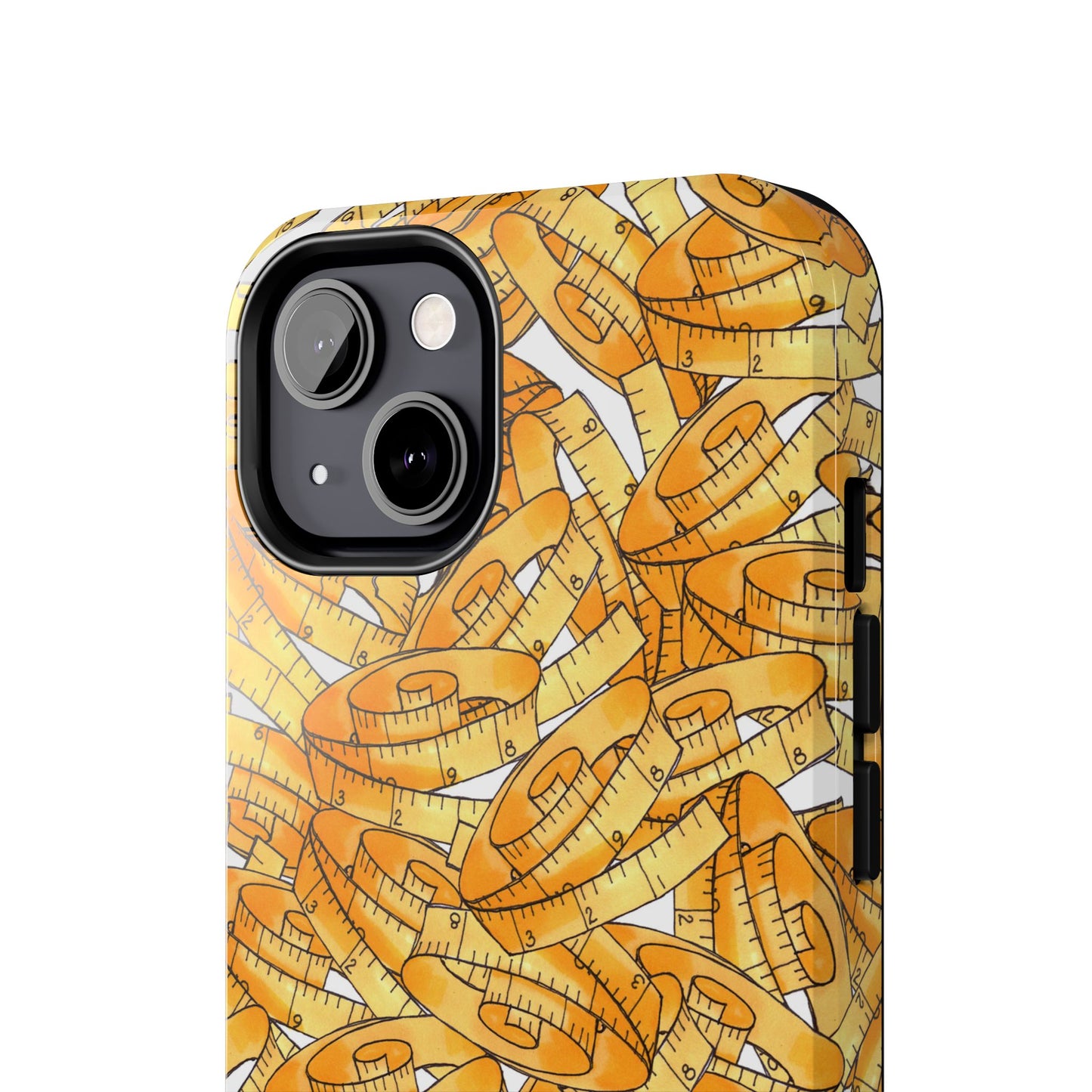 Tape Storm White / Yellow Phone Case