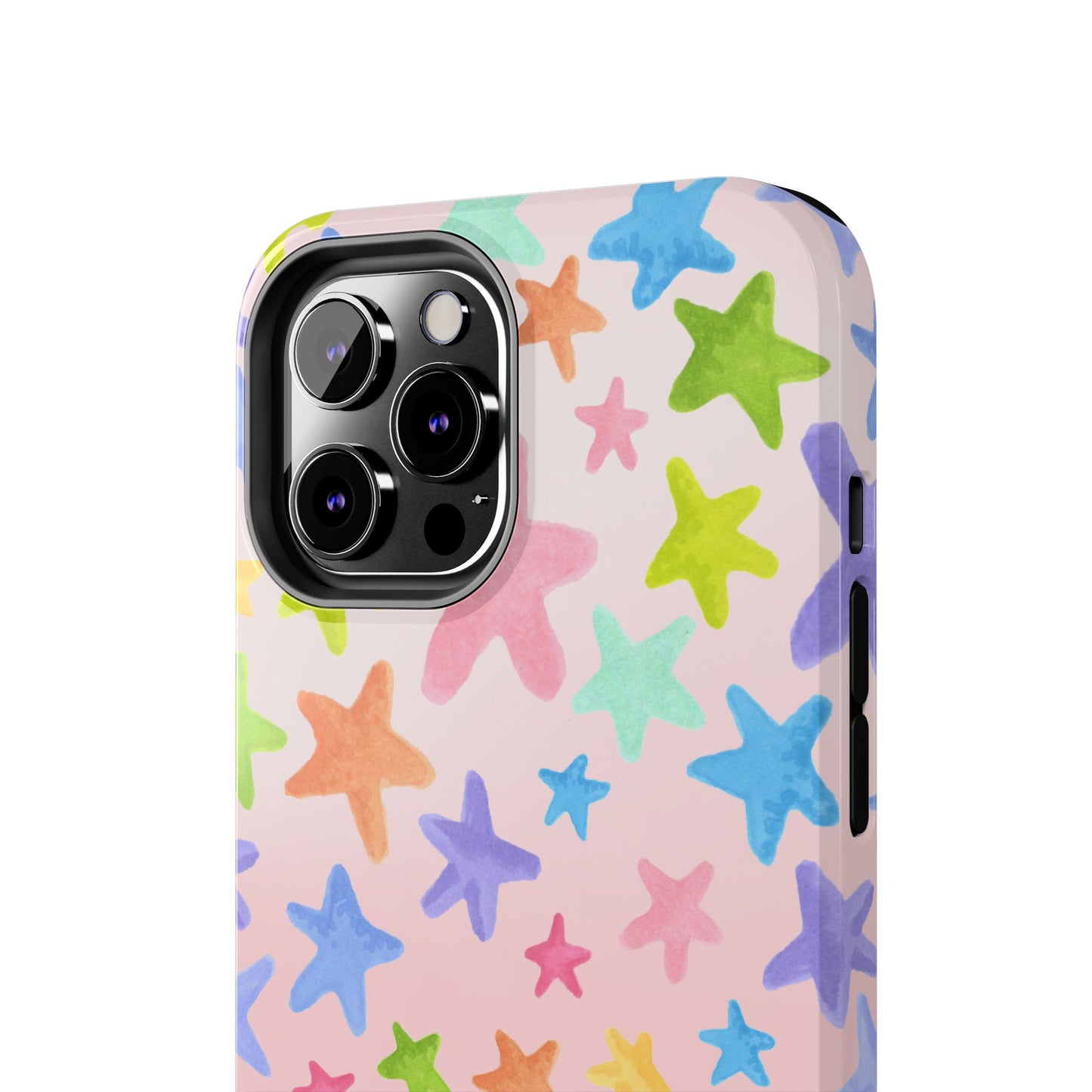 Happy Stars Pink Phone Case