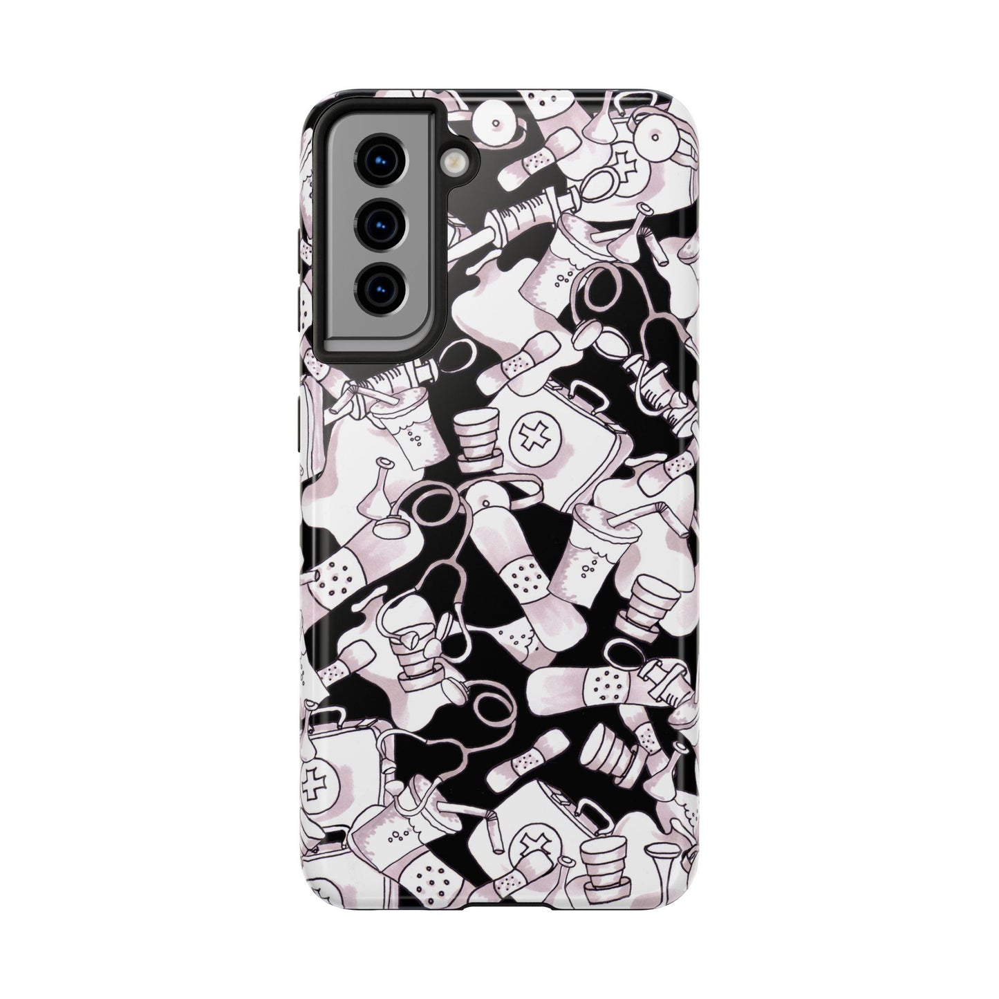 Med Stuff Black Phone Case