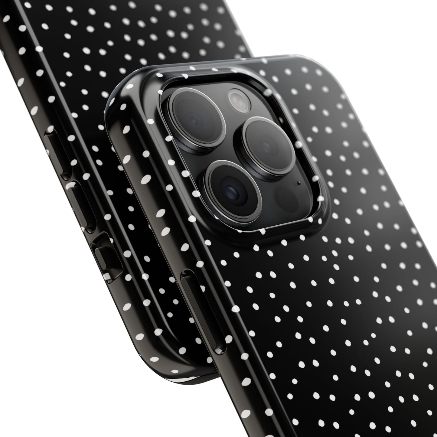Dinky Dots Black / White Phone Case