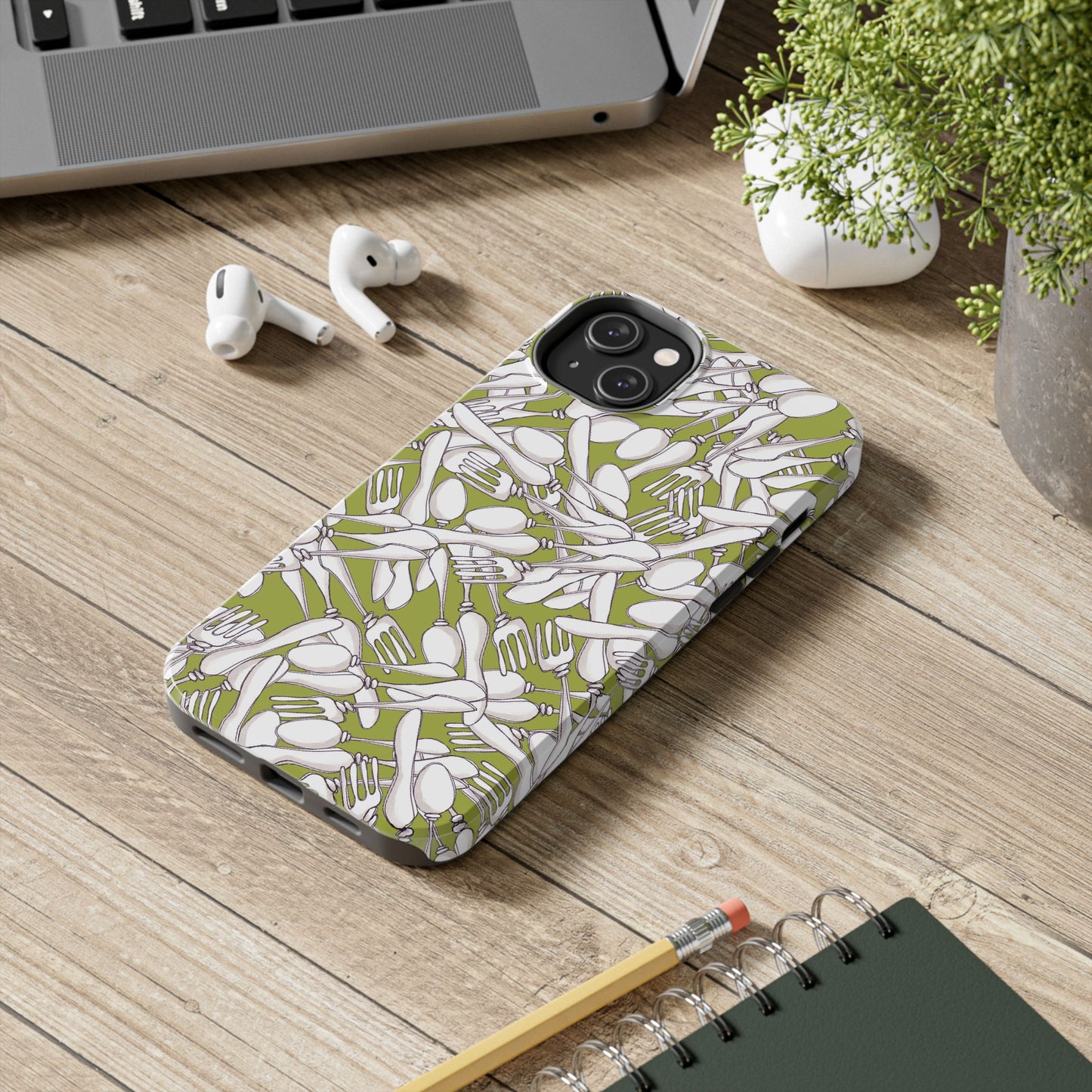 Silverware Wars Green Phone Case