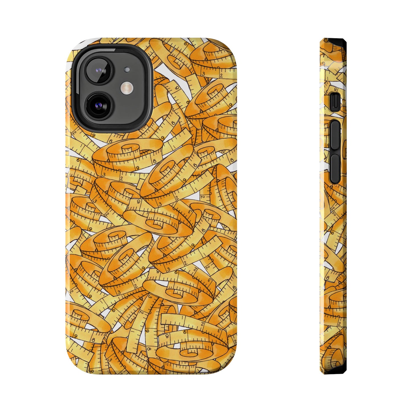 Tape Storm White / Yellow Phone Case