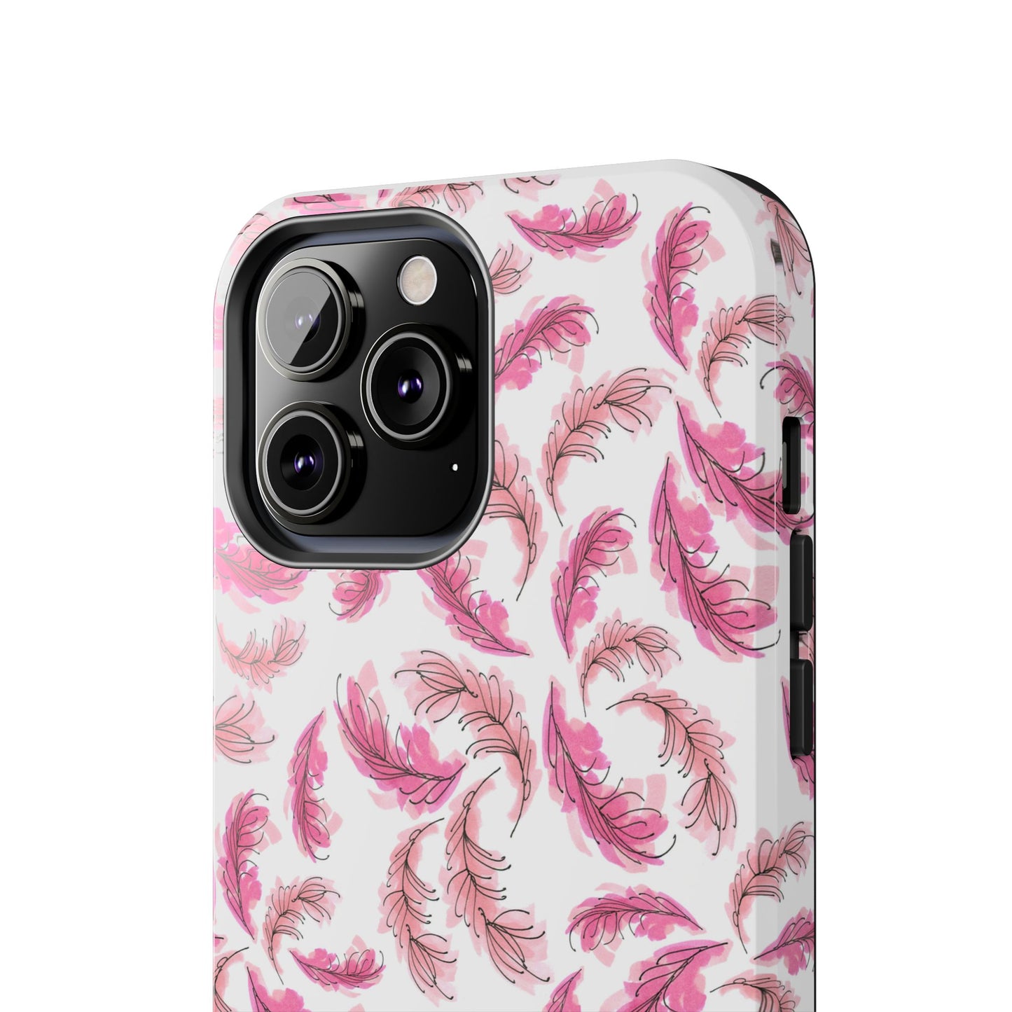 Flam Feathers White Phone Case