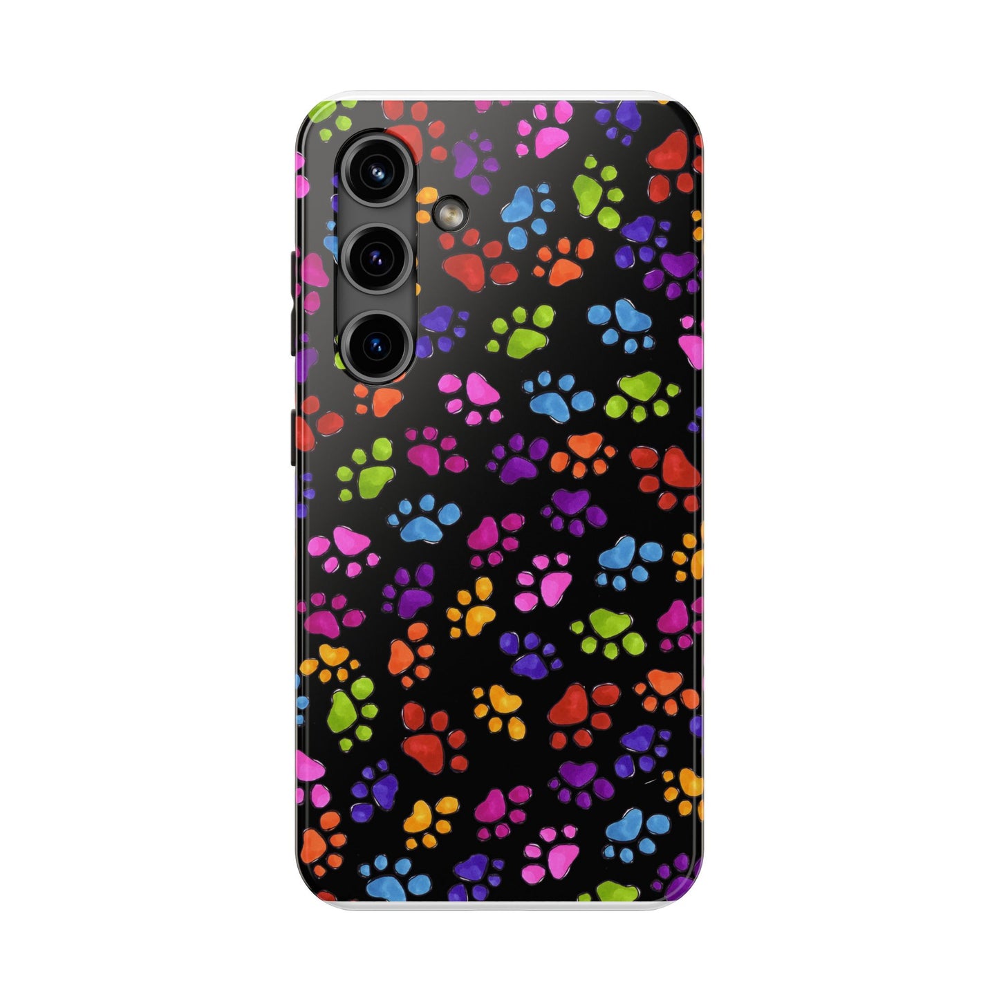 Fancy Paws Black Phone Case