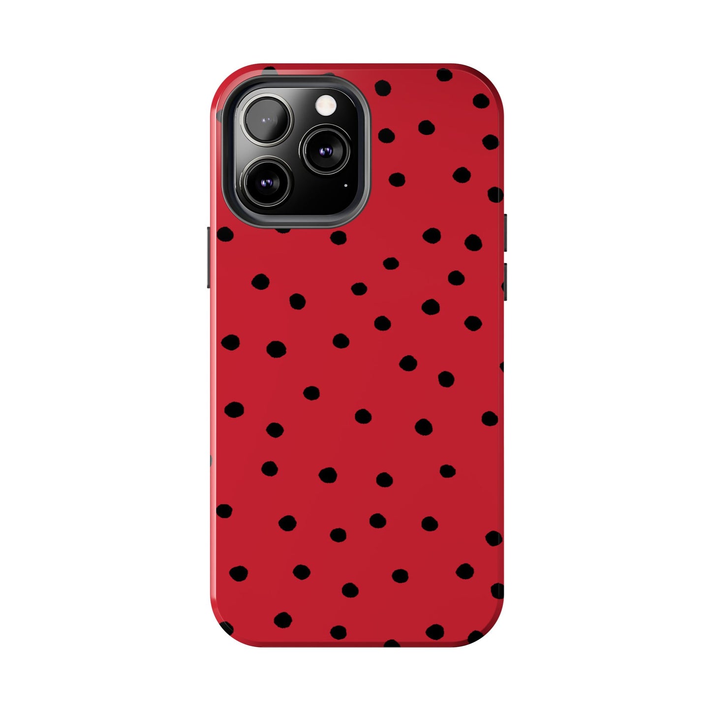 Dinky Dots Red / Black Phone Case