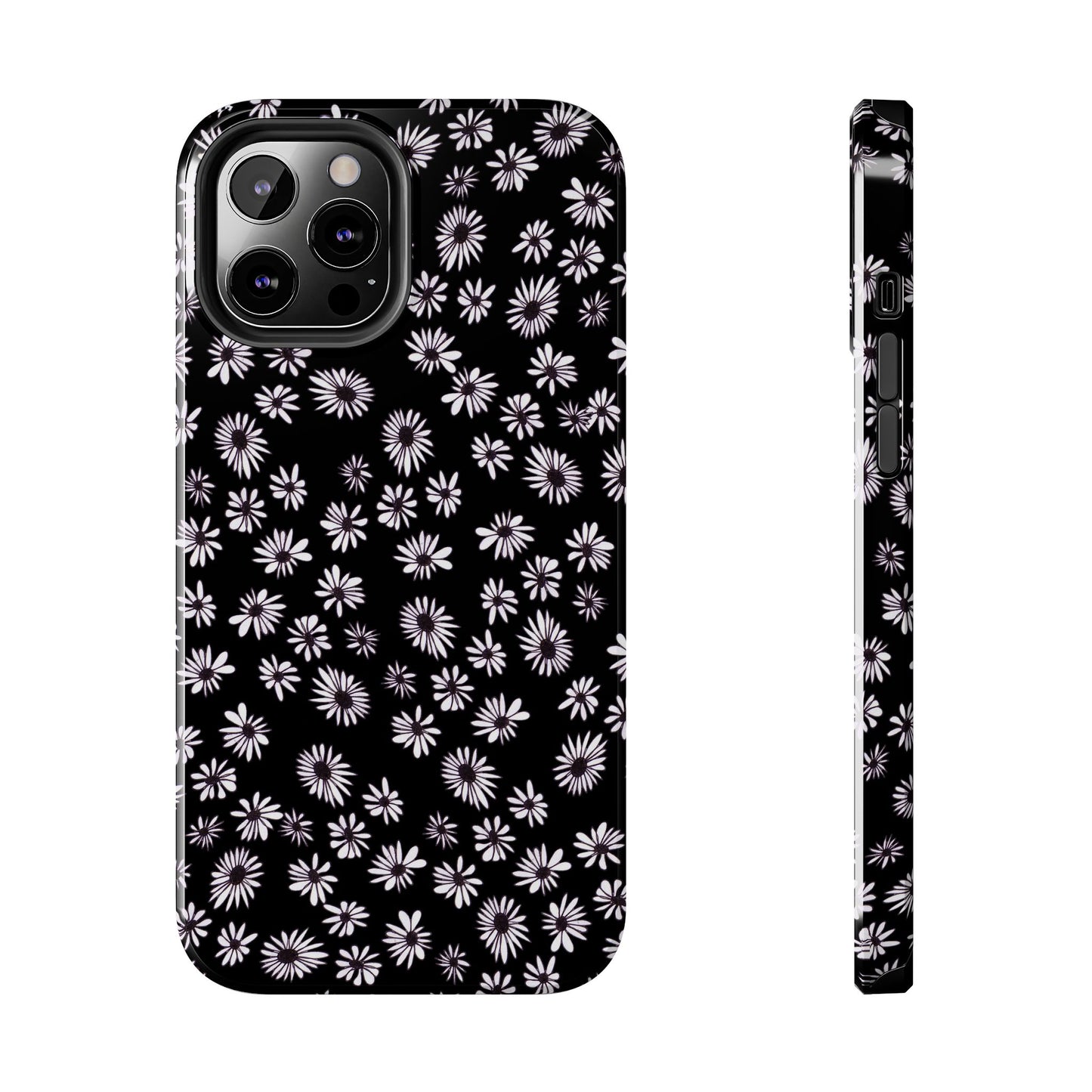 Random Daisy Black / White Phone Case