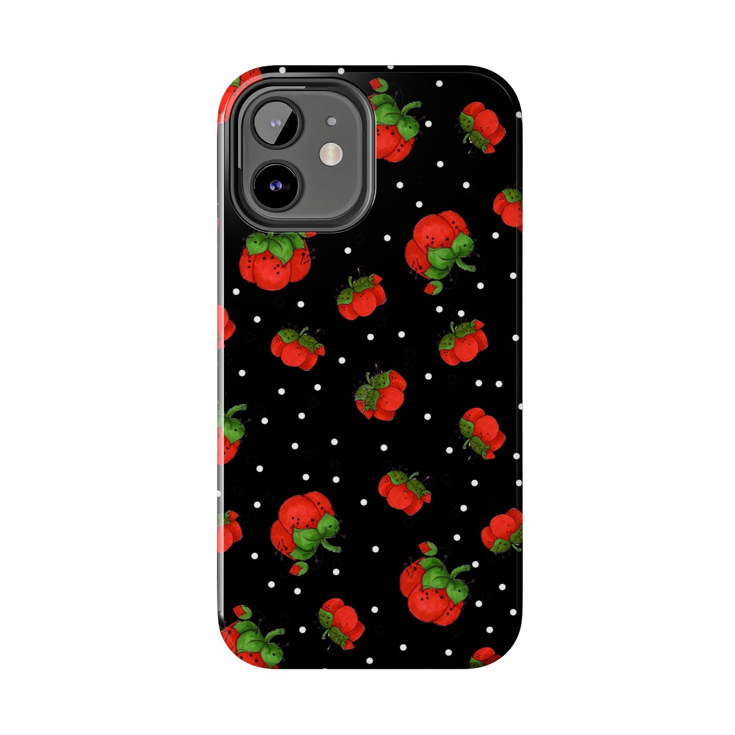 Pin Dots Black Phone Case