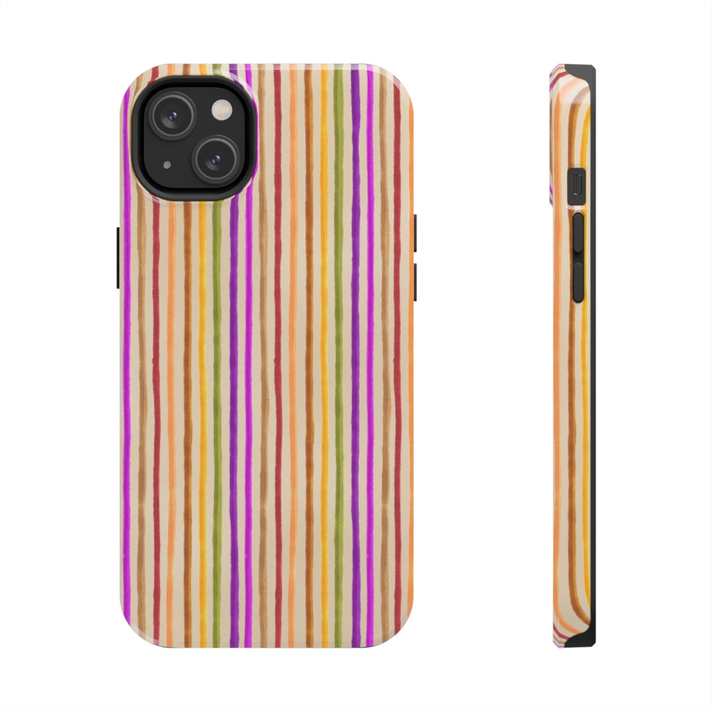 Spice Stripe Muslin Phone Case
