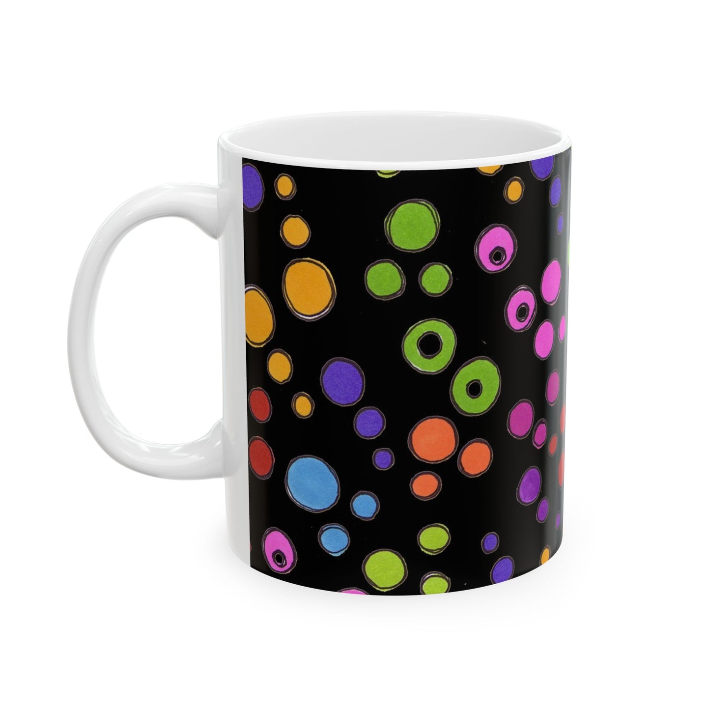 Dog Dots Black / Multi Cup