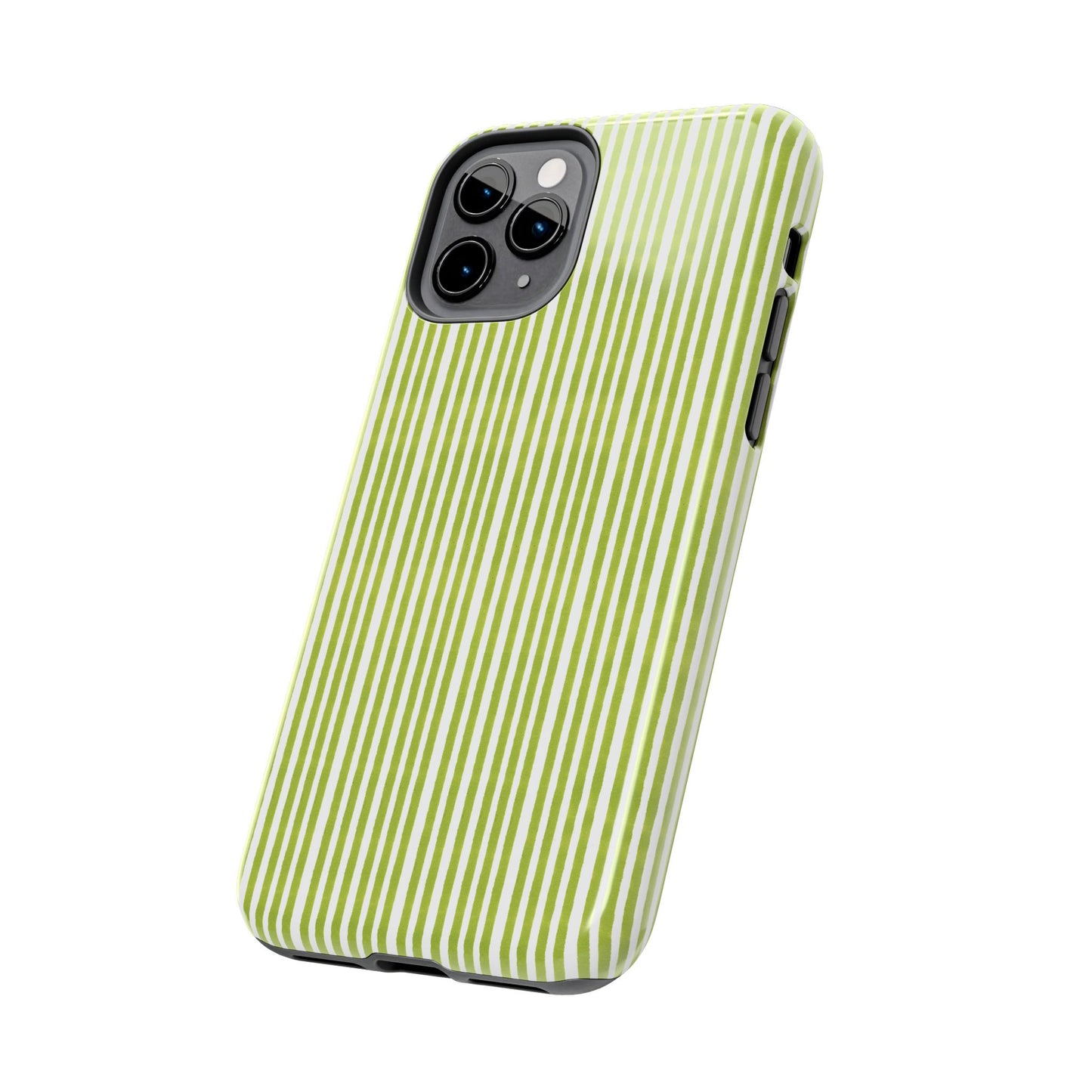 Lazy Stripe Lime Phone Case
