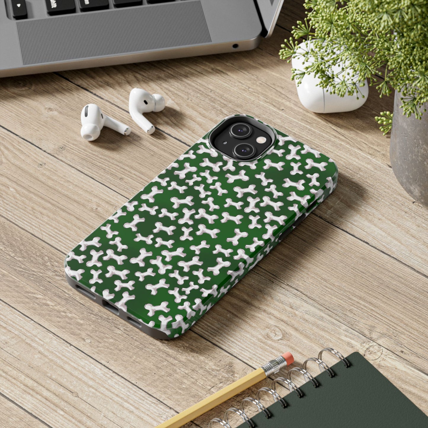 Bones a Lot Green Phone Case