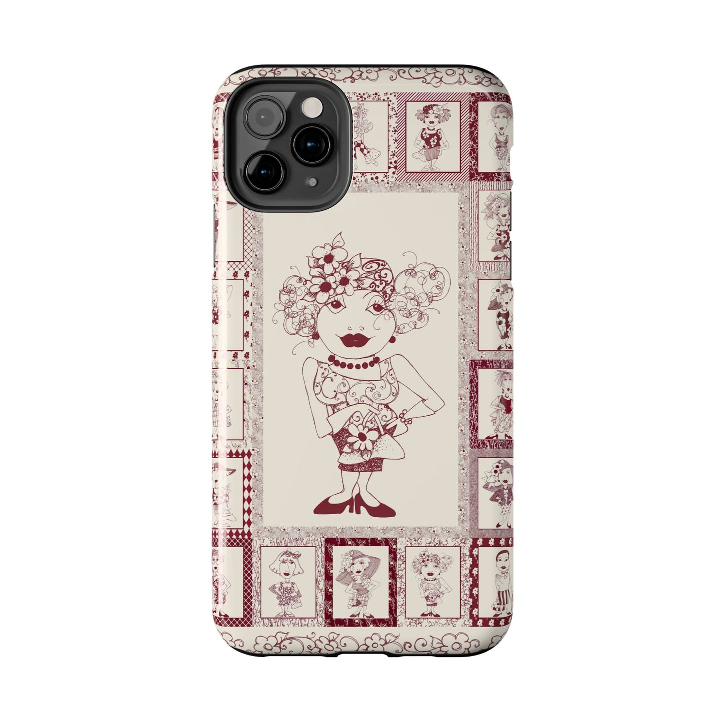 Redheads Portrait Phone Case
