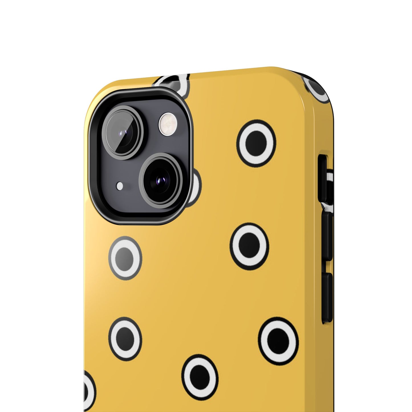CD Dots Yellow / Black Phone Case