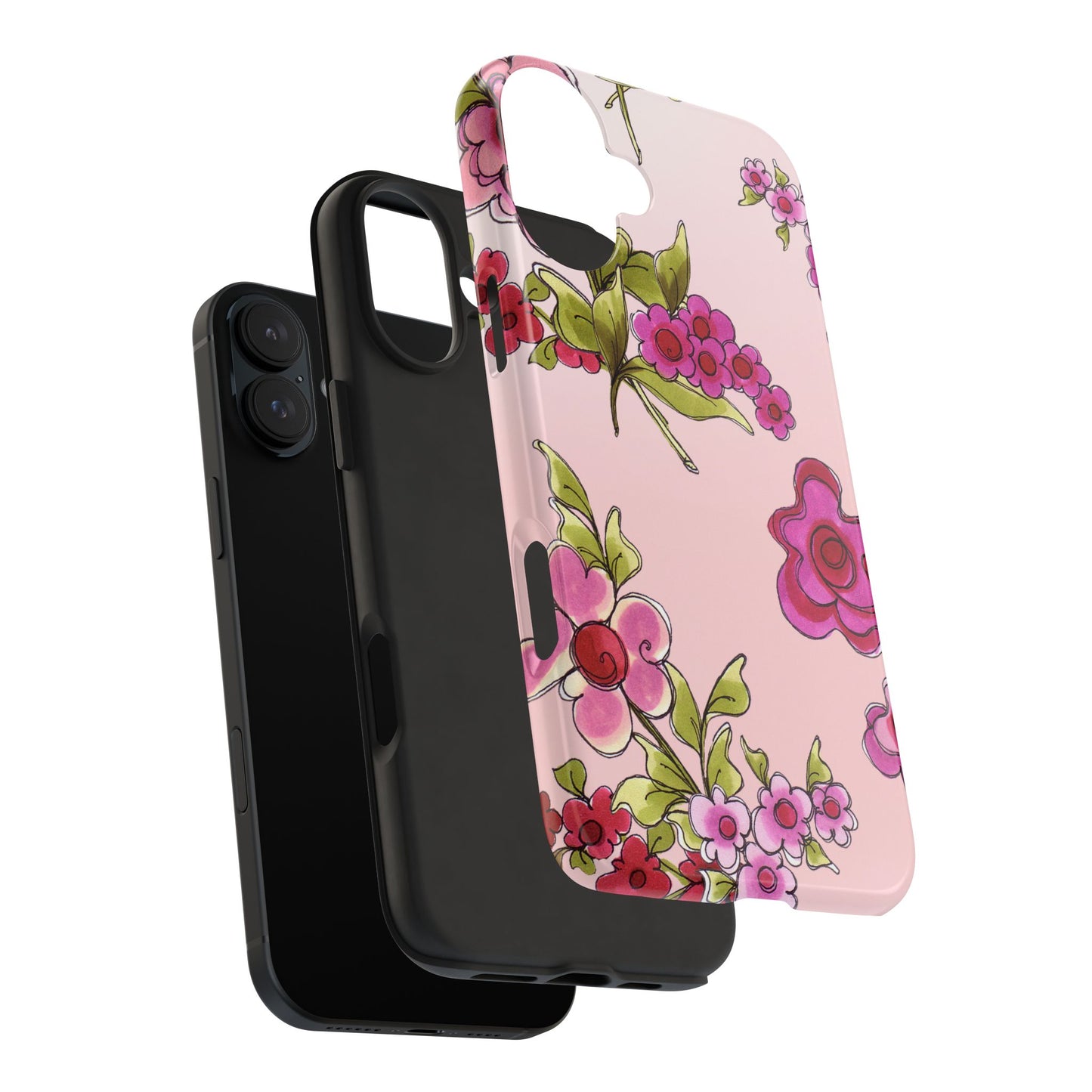 Jumbo Floral Pink Phone Case