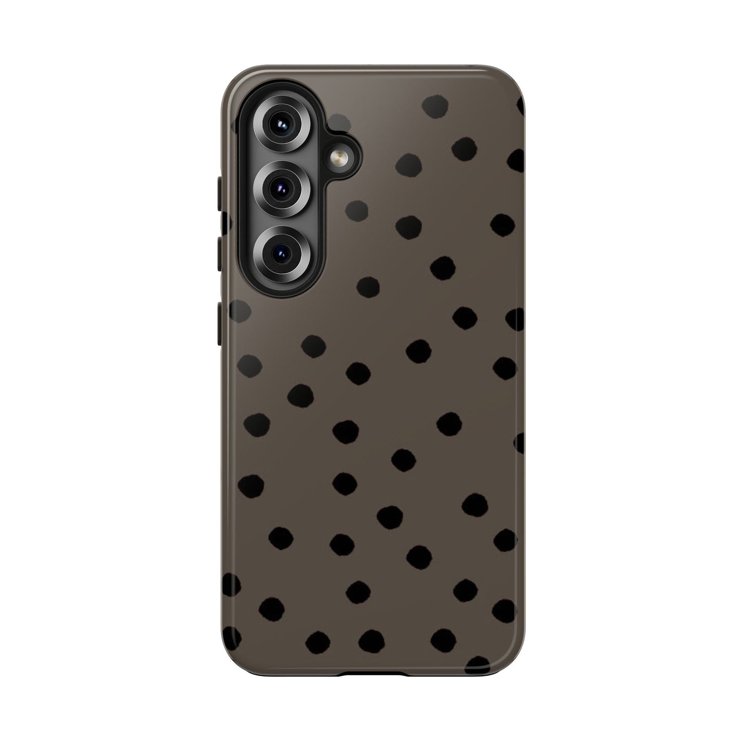 Dinky Dots Toast / Black Phone Case