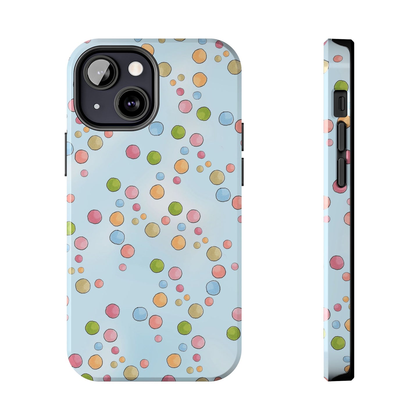 Clown Dots Blue Sky Phone Case