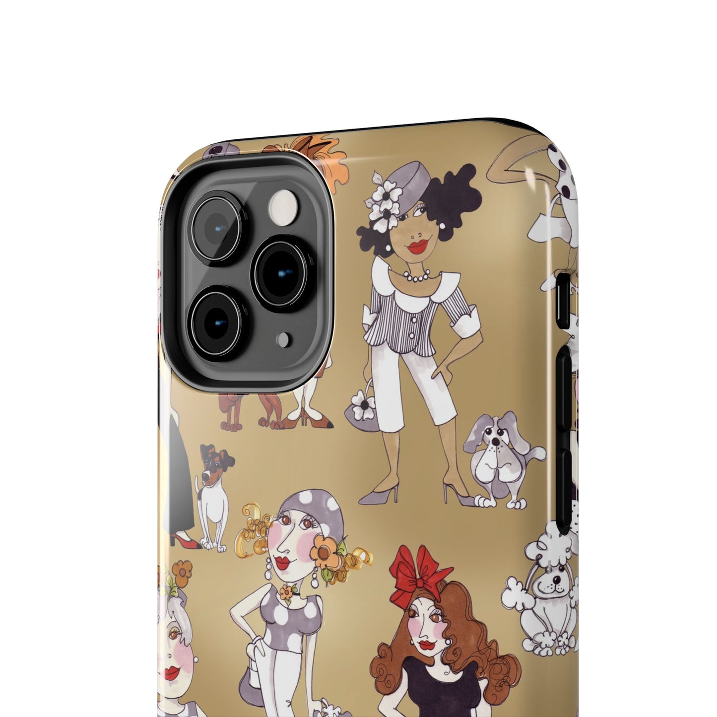 Dog Ladies Tan Phone Case