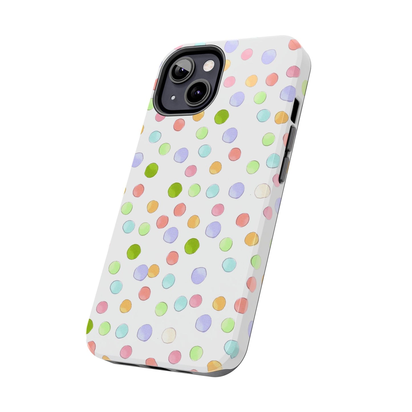 Happy Dots White Phone Case