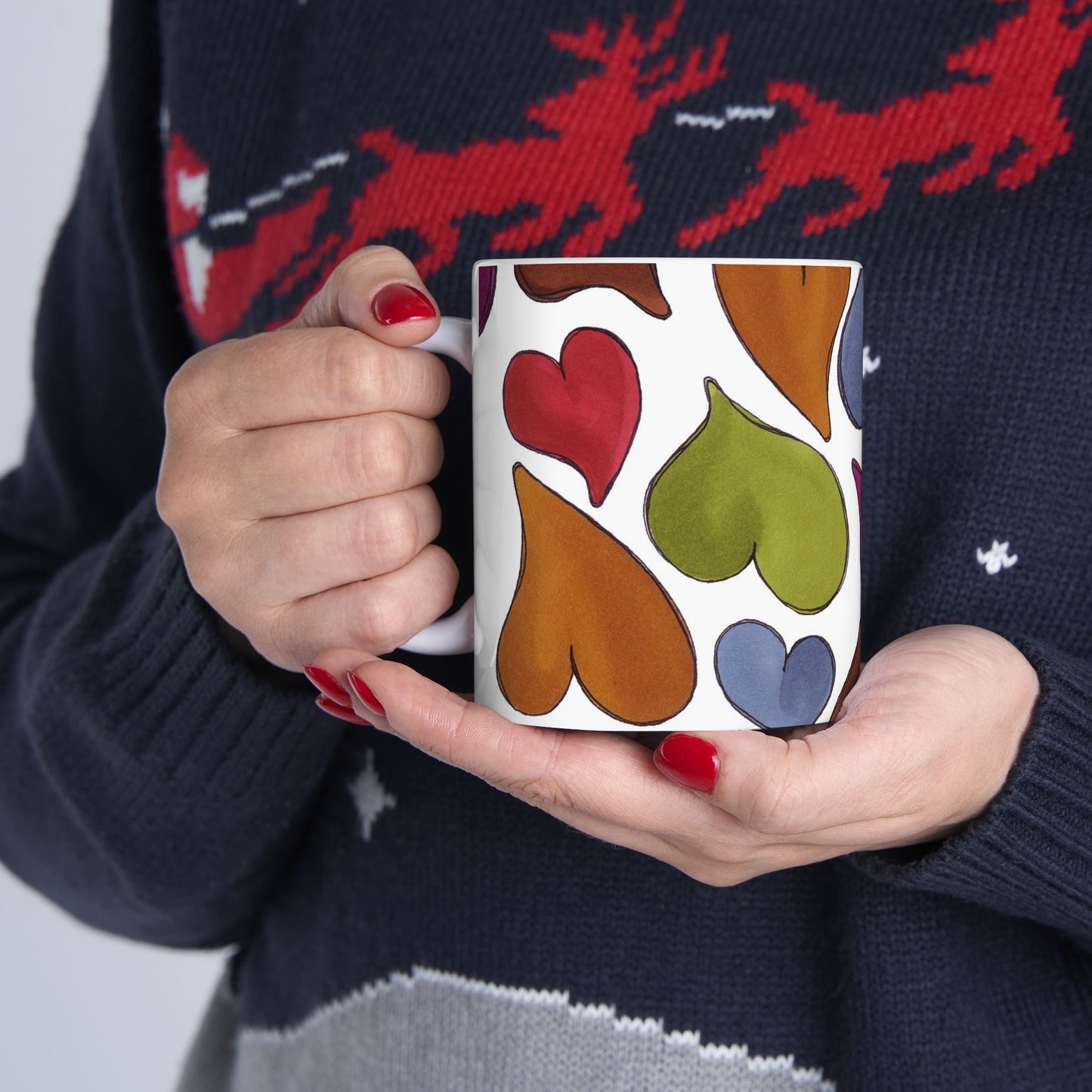 Big Hearted White Cup