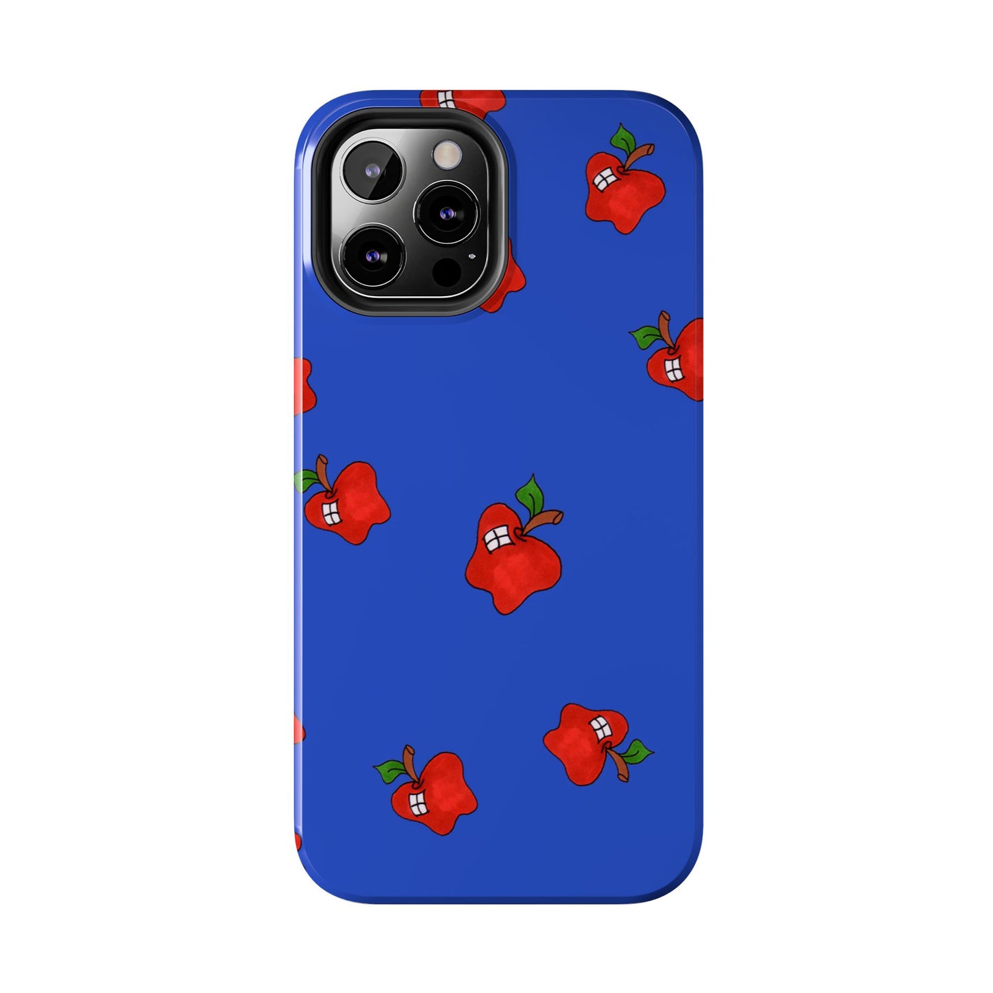 Flying Apples Blue Phone Case