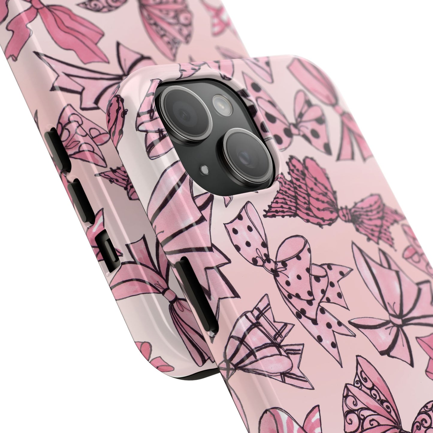 Blushing Bows Pink Sky Phone Case