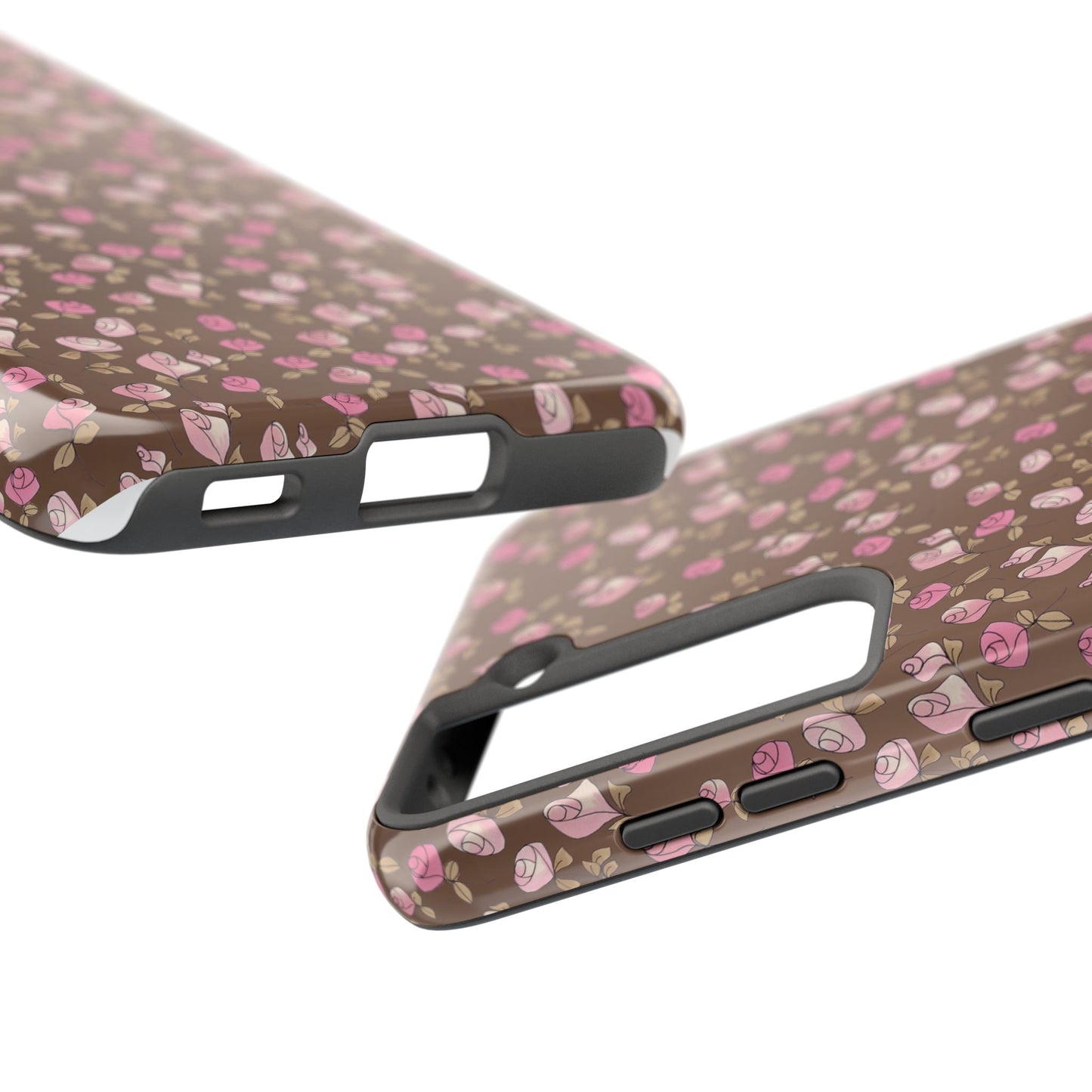 Little Bitty Roses Chocolate Phone Case