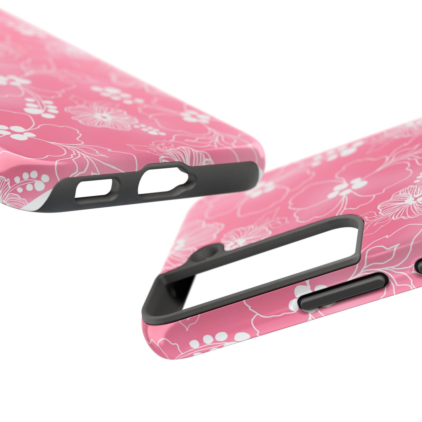 Lacey Hibiscus Pink Phone Case