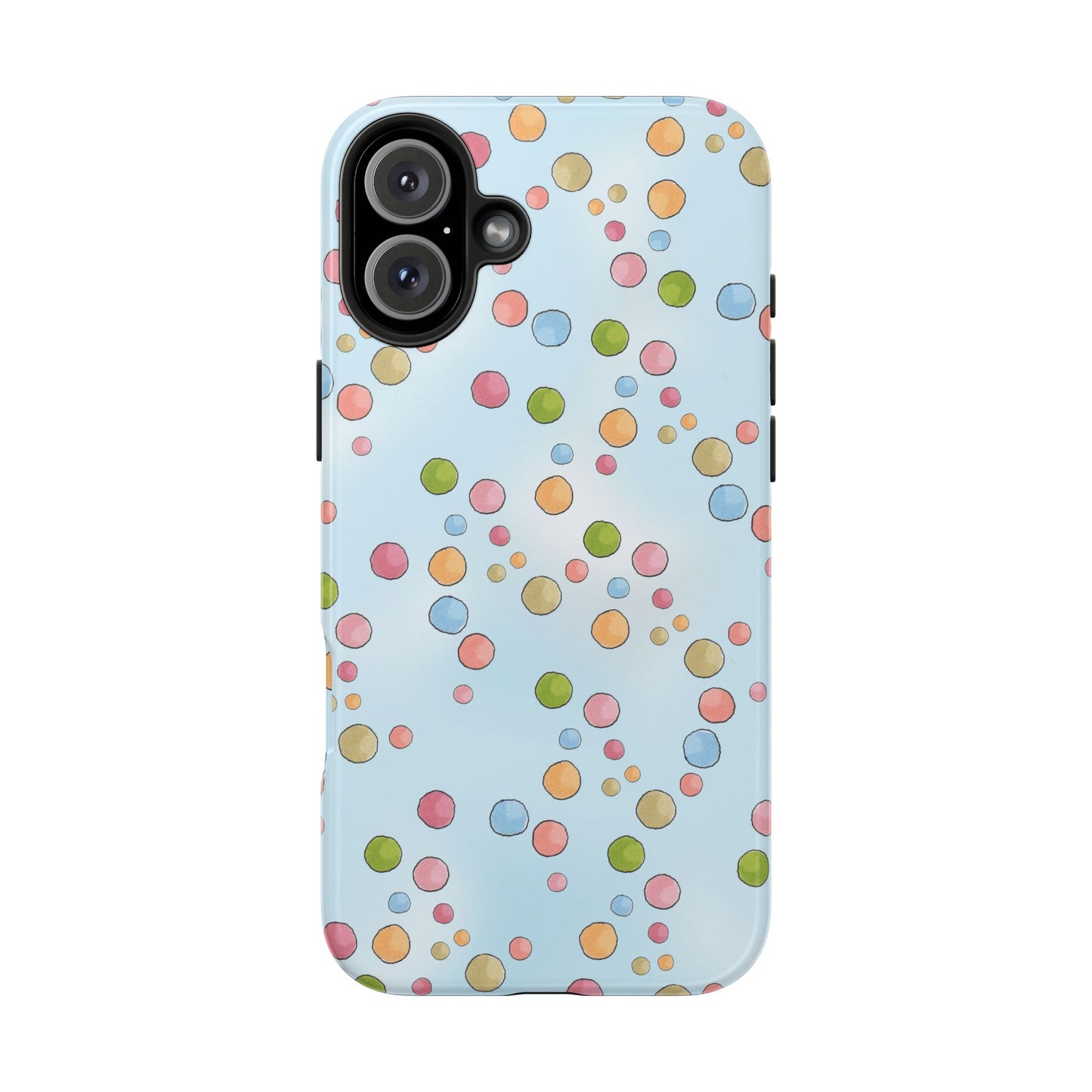 Clown Dots Blue Sky Phone Case