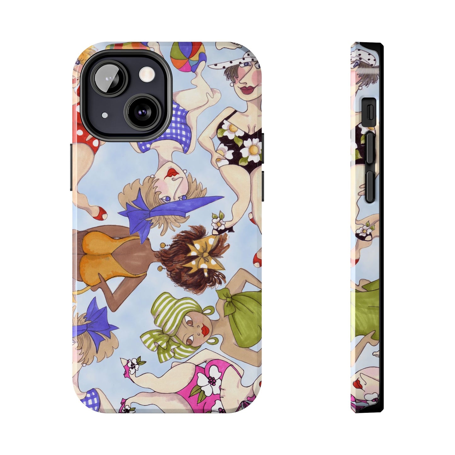 Bathing Beauties Blue Sky Phone Case