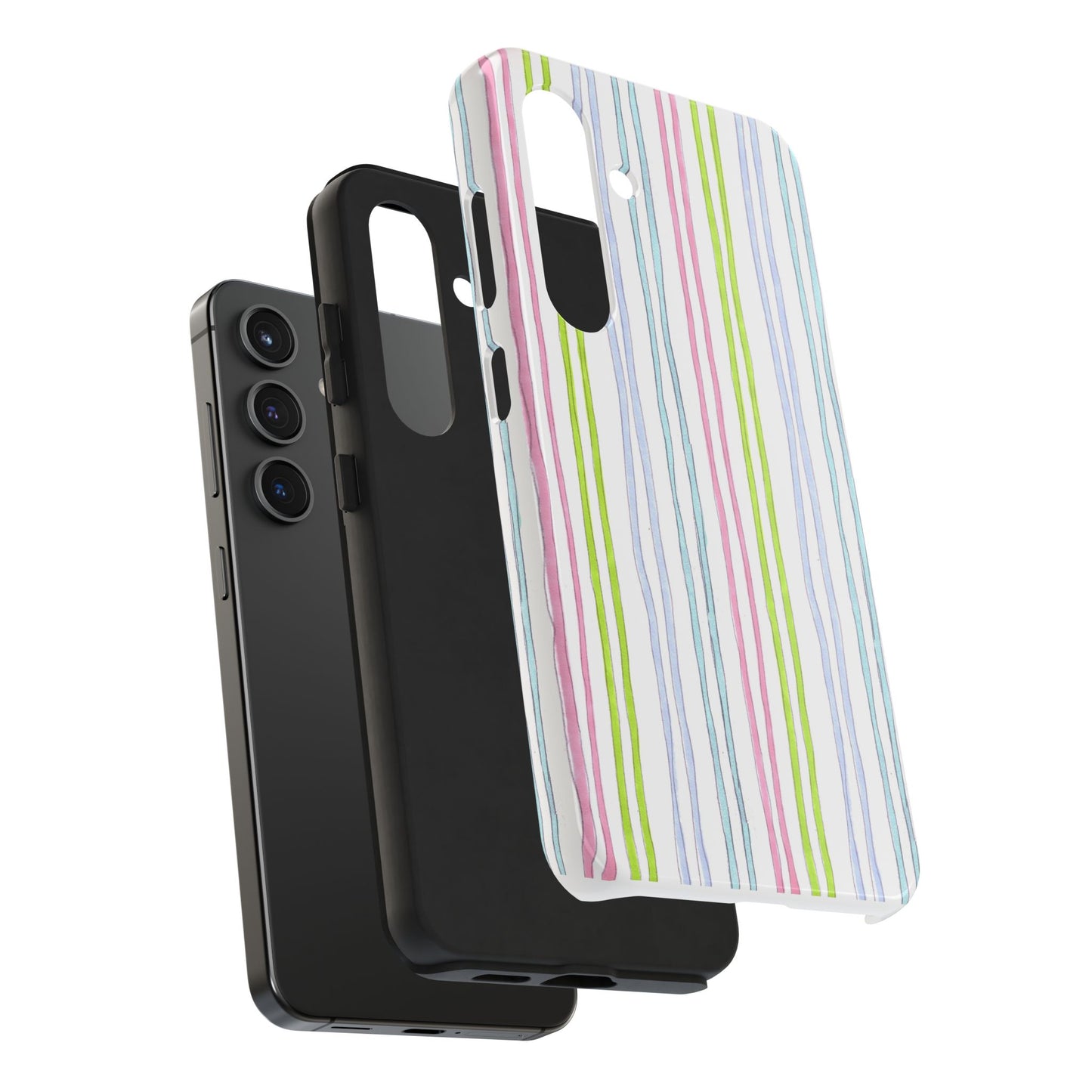 Belle Stripe White Phone Case