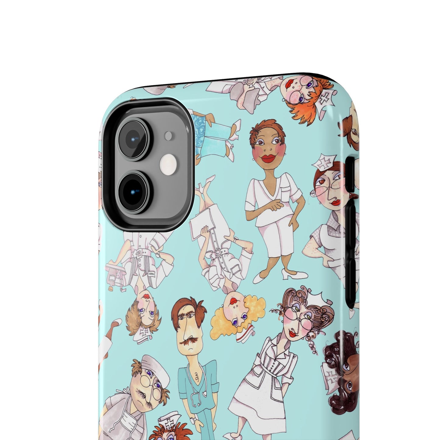 Happy Staff Aqua Phone Case