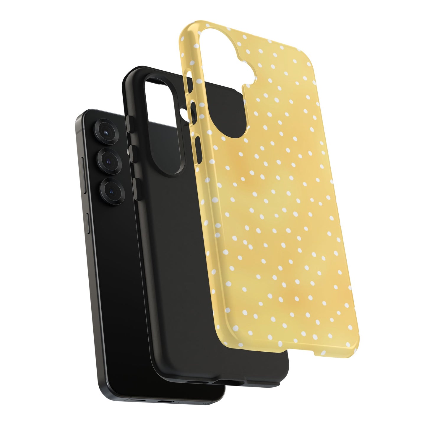 Dinky Dots Sunshine / White Phone Case