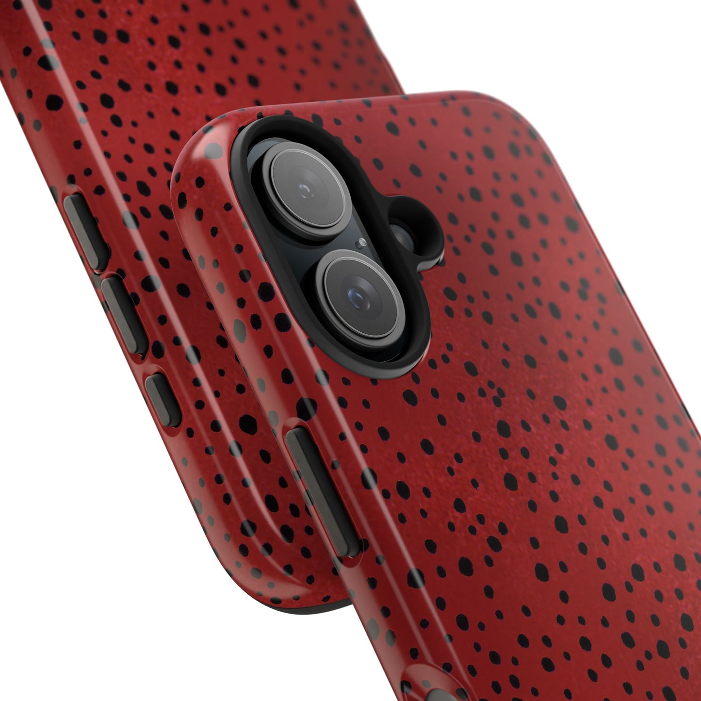 Pepper Dots Red / Black Phone Case