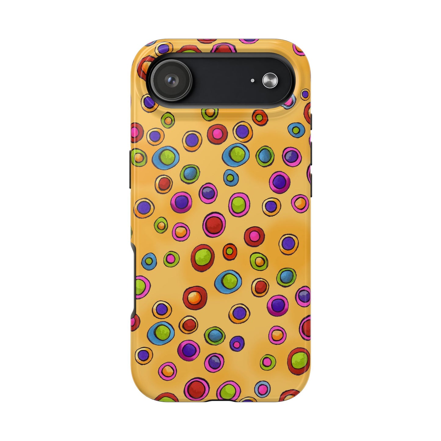 Dopey Dots Yellow Phone Case