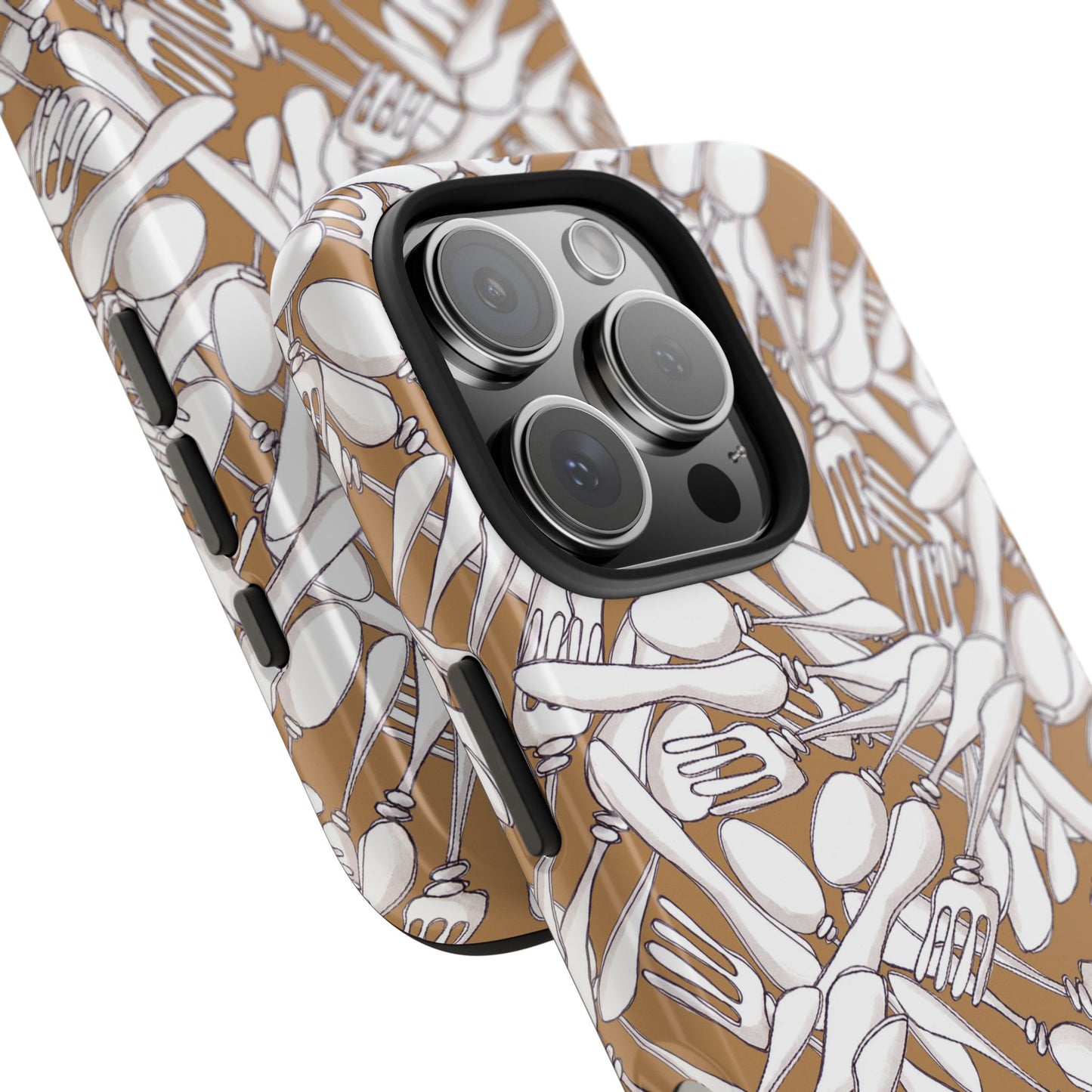 Silverware Wars Brown Phone Case