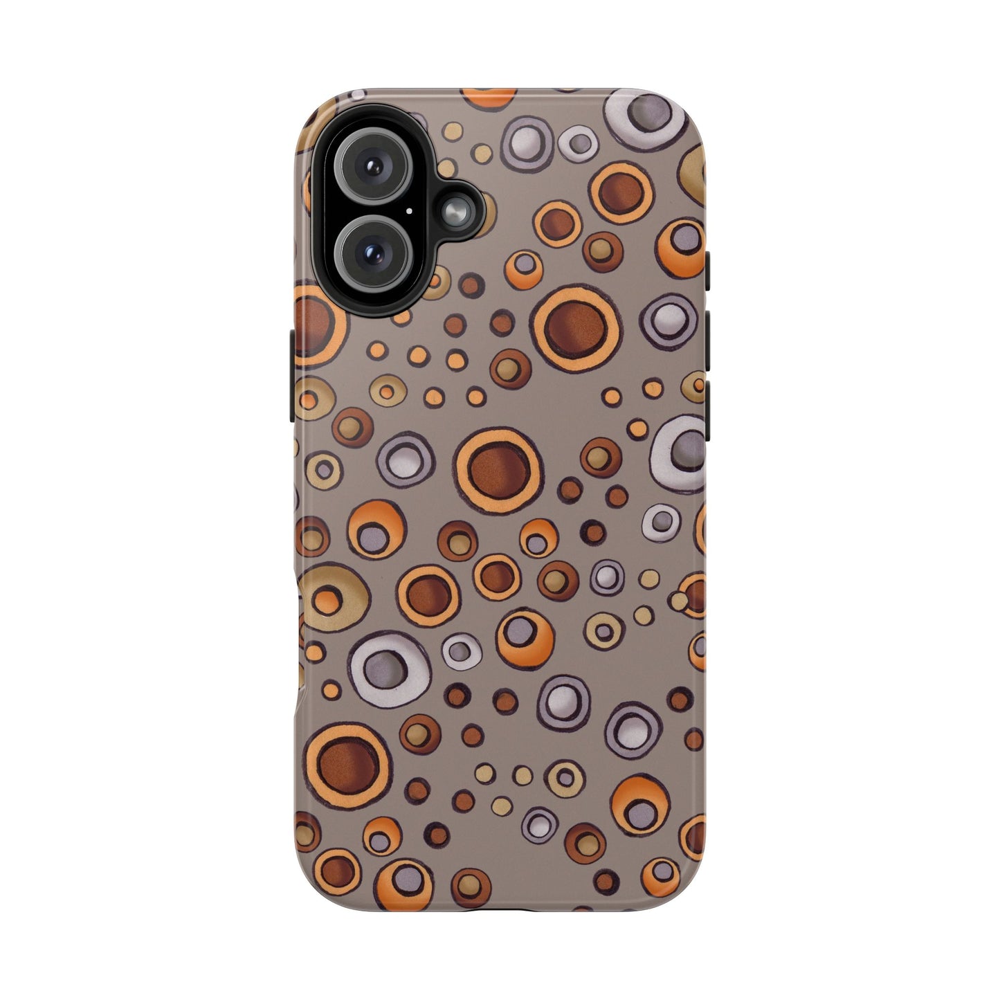 Doggy Dots Gray Phone Case