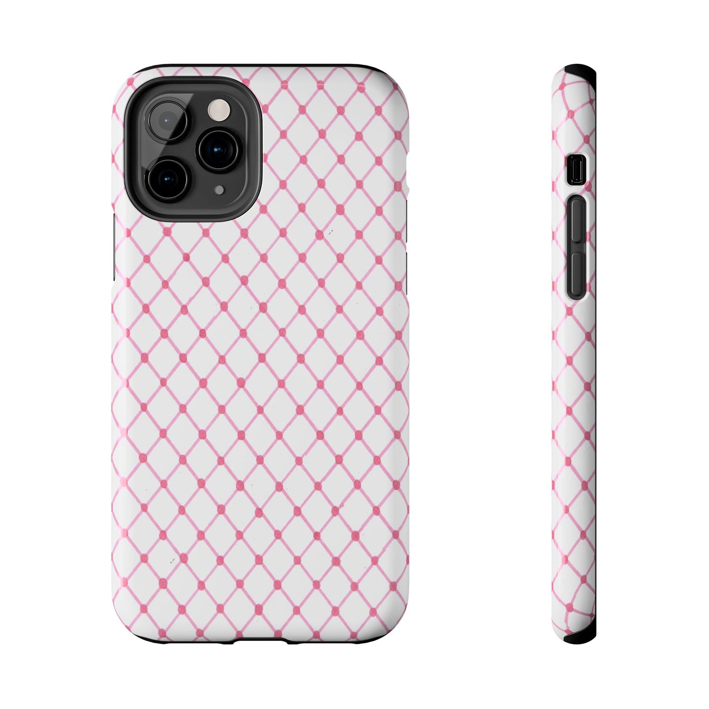 Diamond White / Pink Phone Case