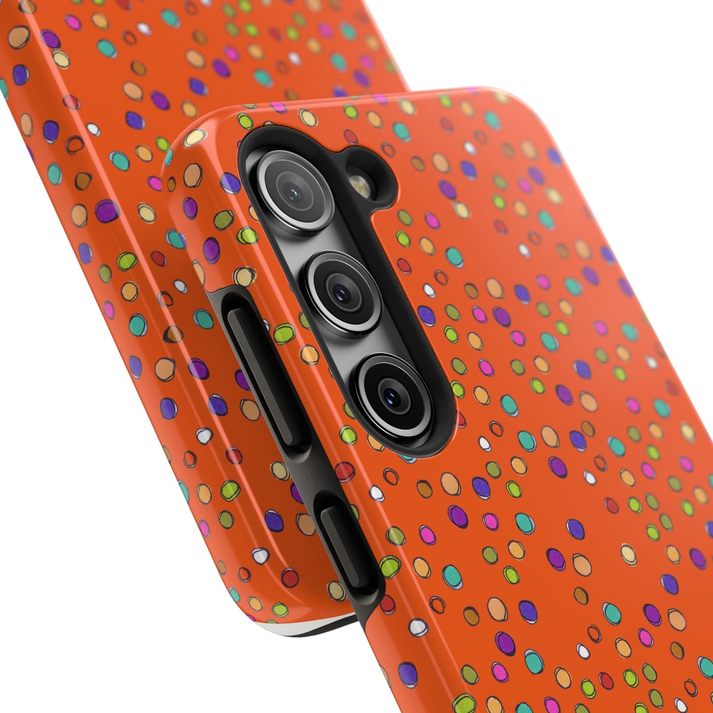 Dog Dots Orange Phone Case