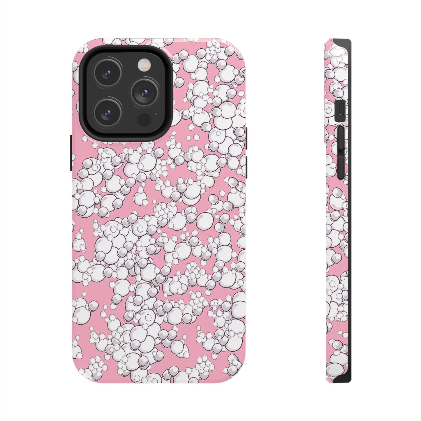 Bubble Dots Pink Phone Case