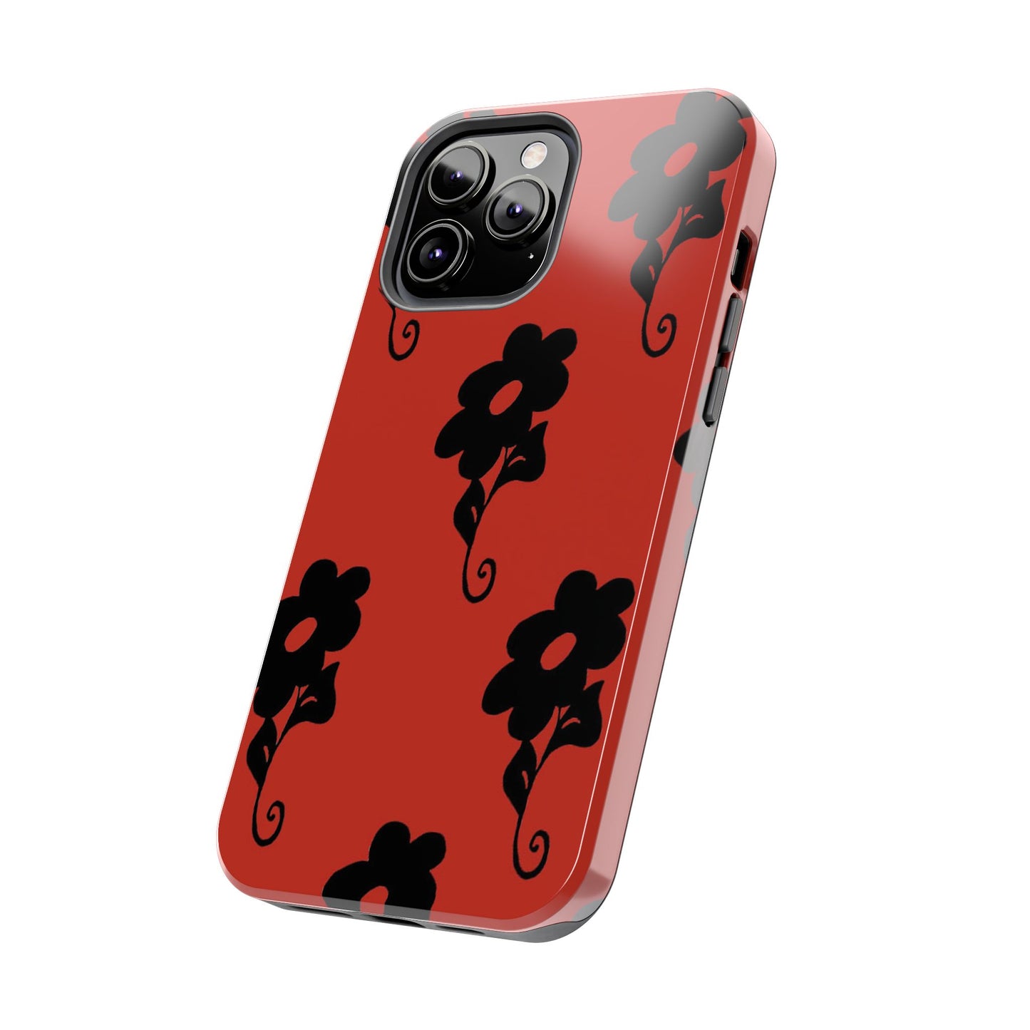 Daring Daisy Red Phone Case