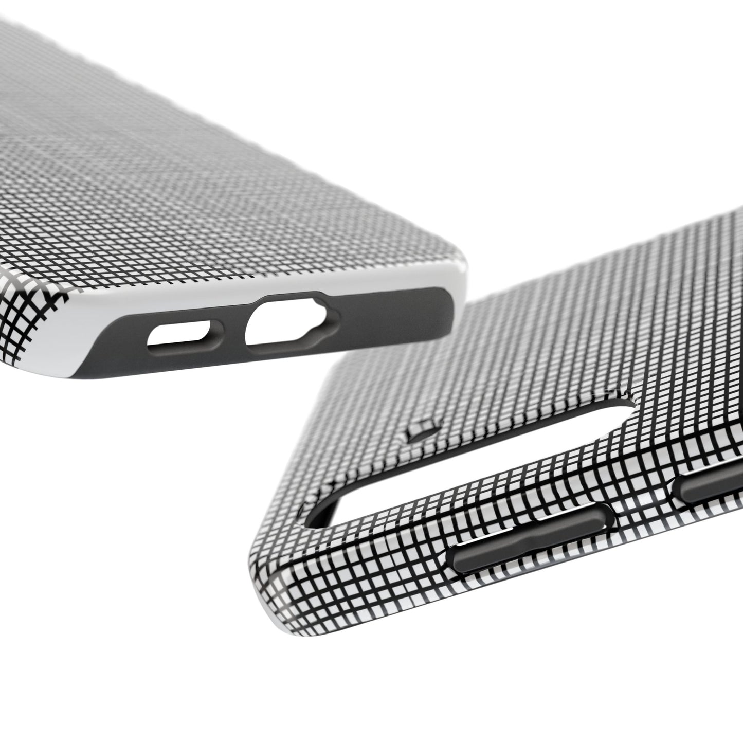 Window Pane White / Black Phone Case
