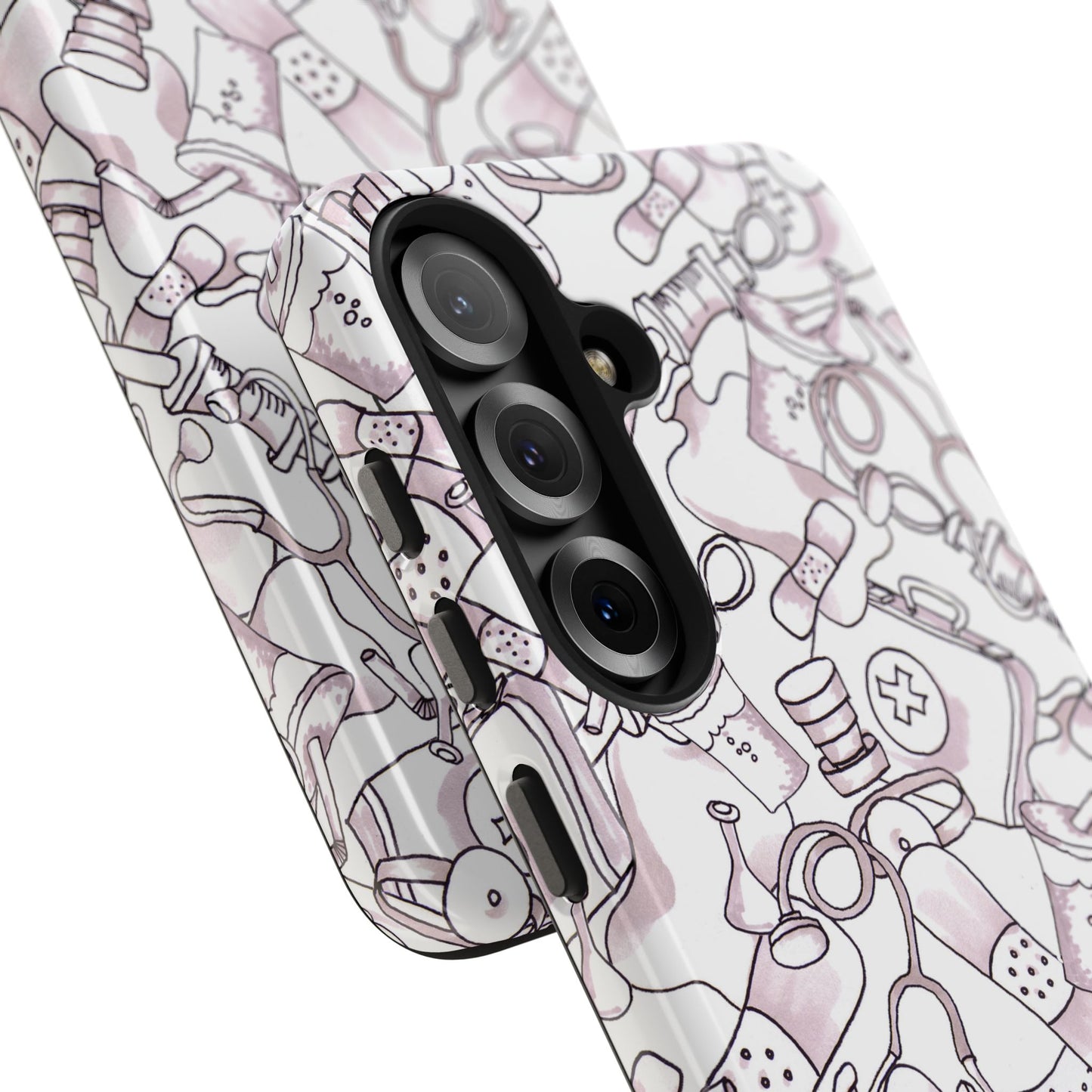 Med Stuff White Phone Case