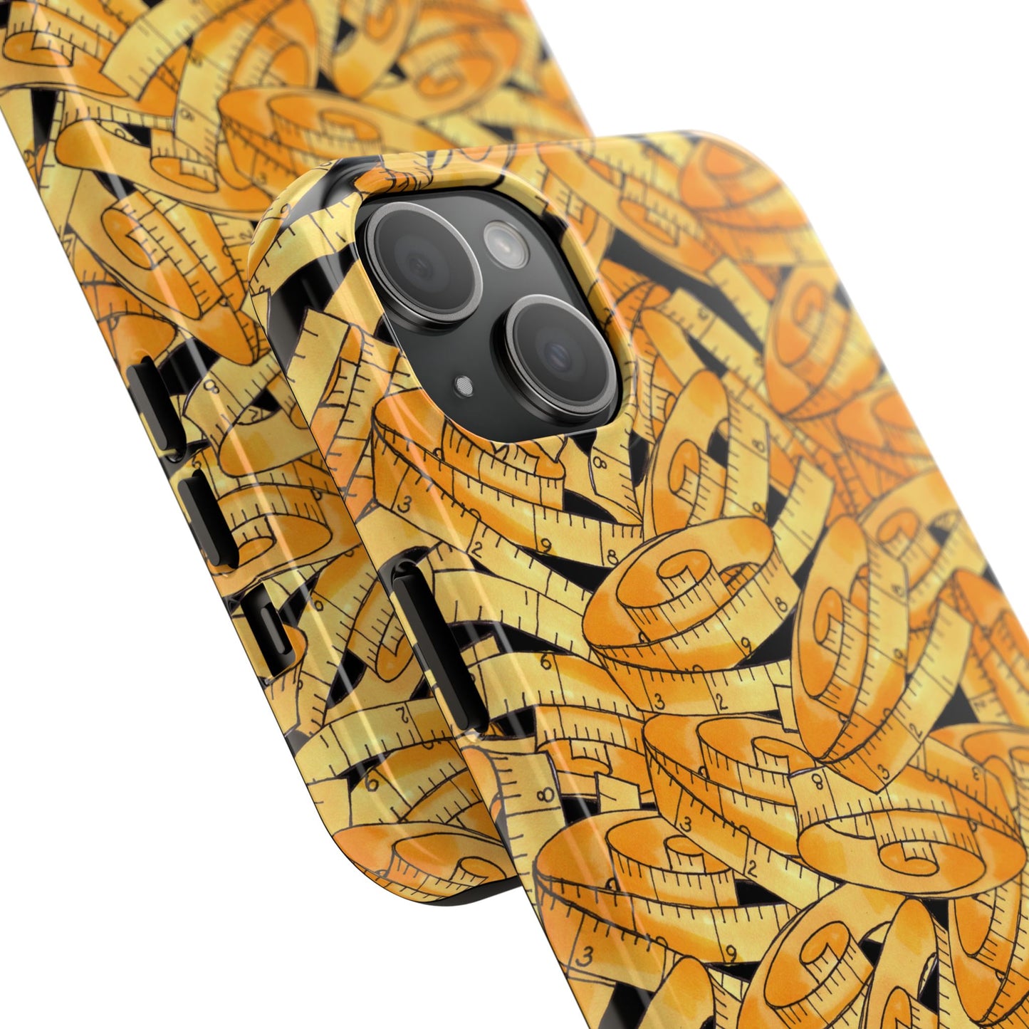 Tape Storm Black / Yellow Phone Case