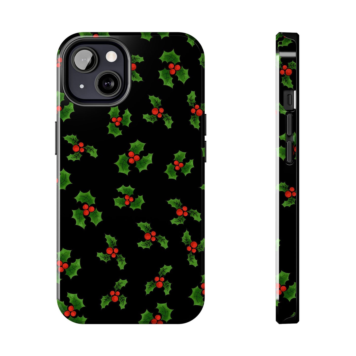 Lotsa Holly Black Phone Case