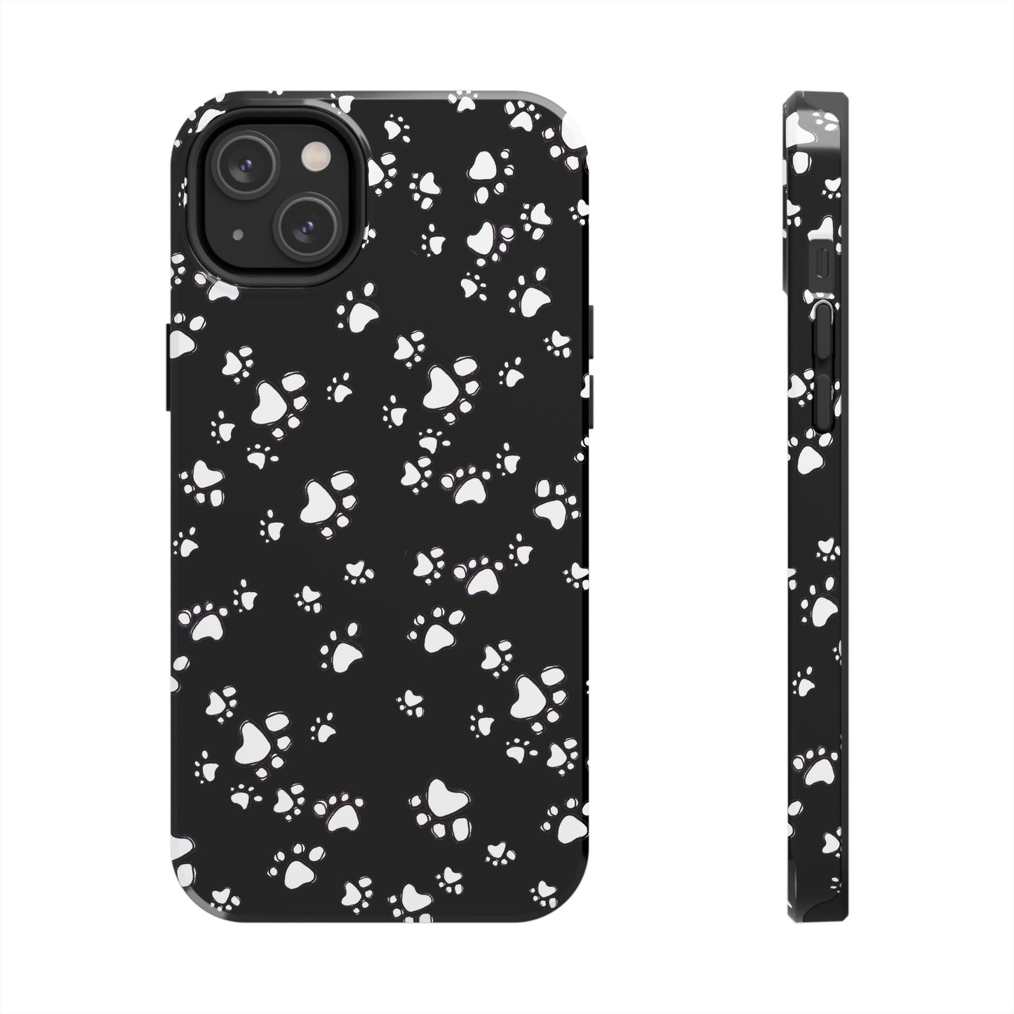 Paw Flakes Black Phone Case