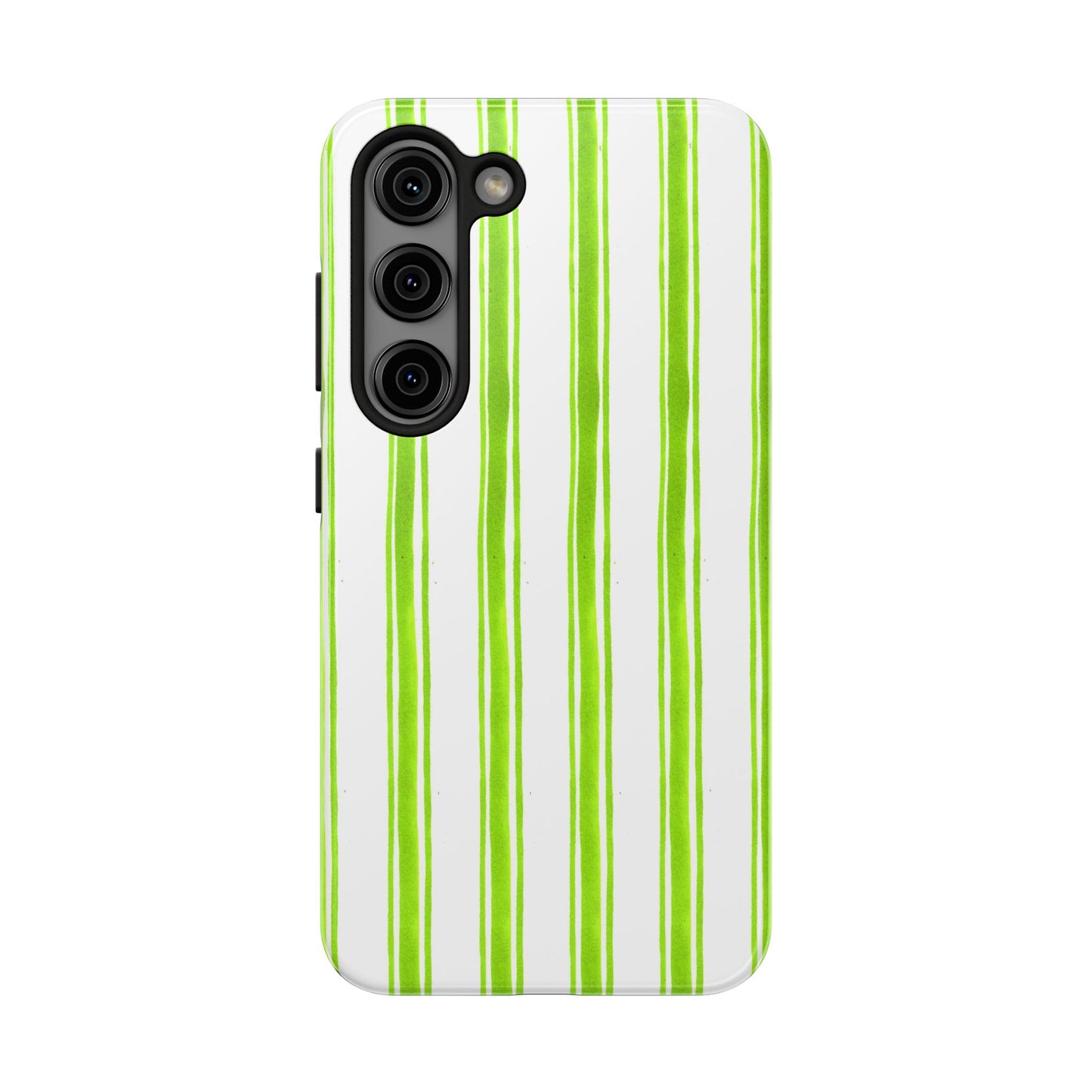Awning Stripe Lime Phone Case