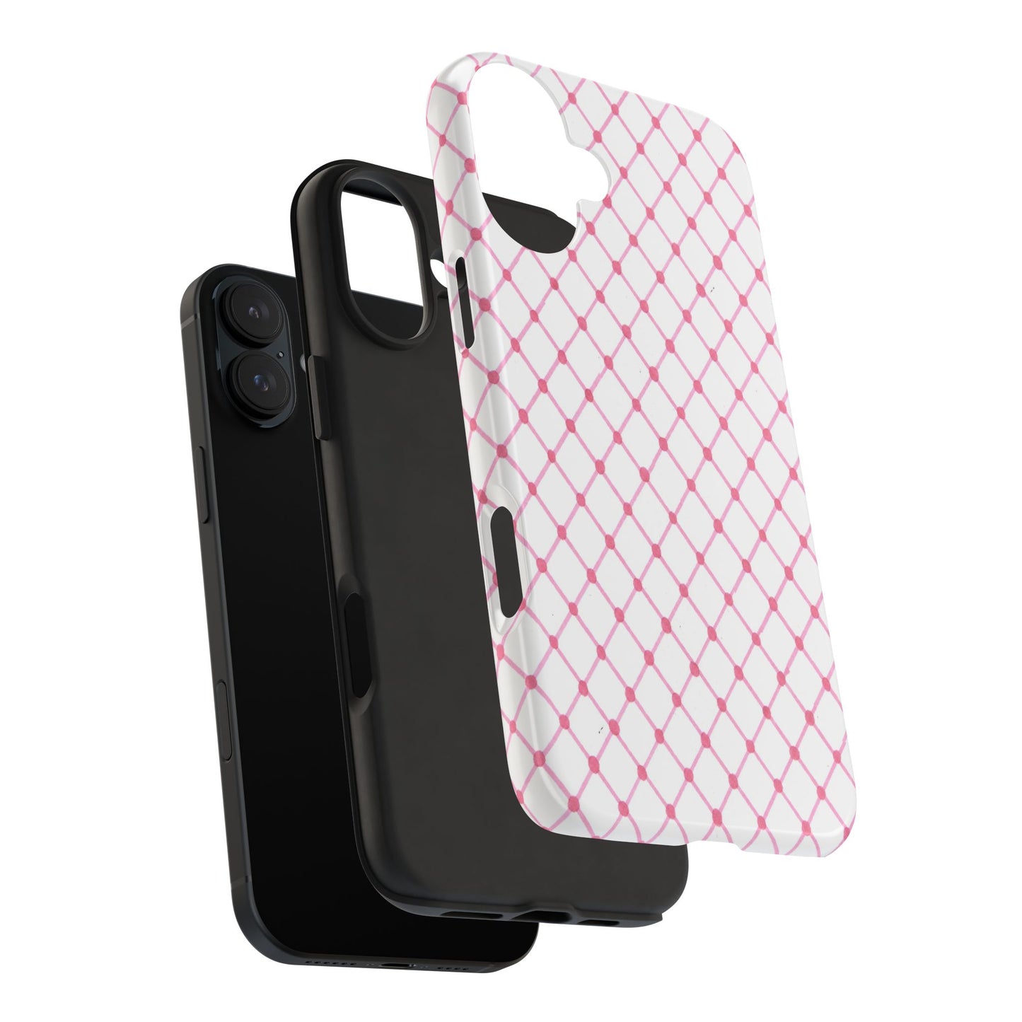 Diamond White / Pink Phone Case