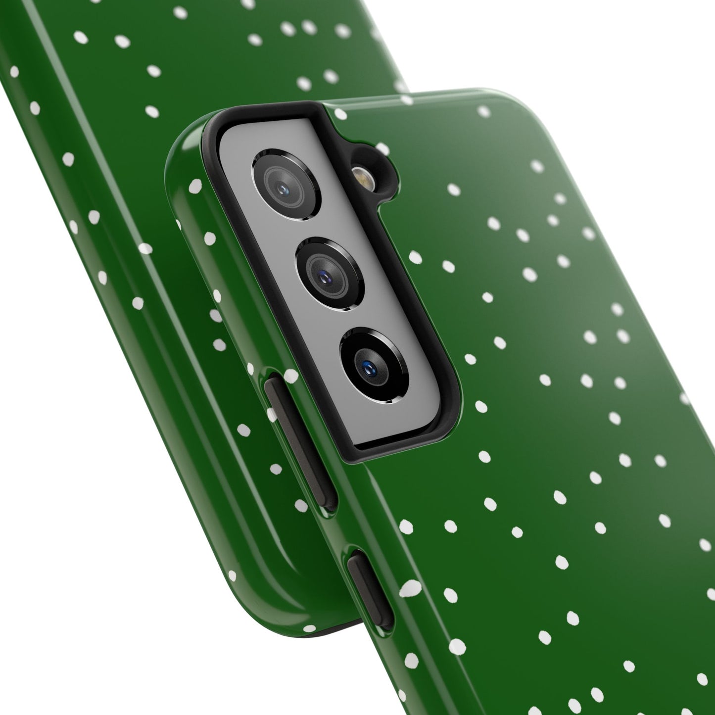 Dinky Dots Green / White Phone Case