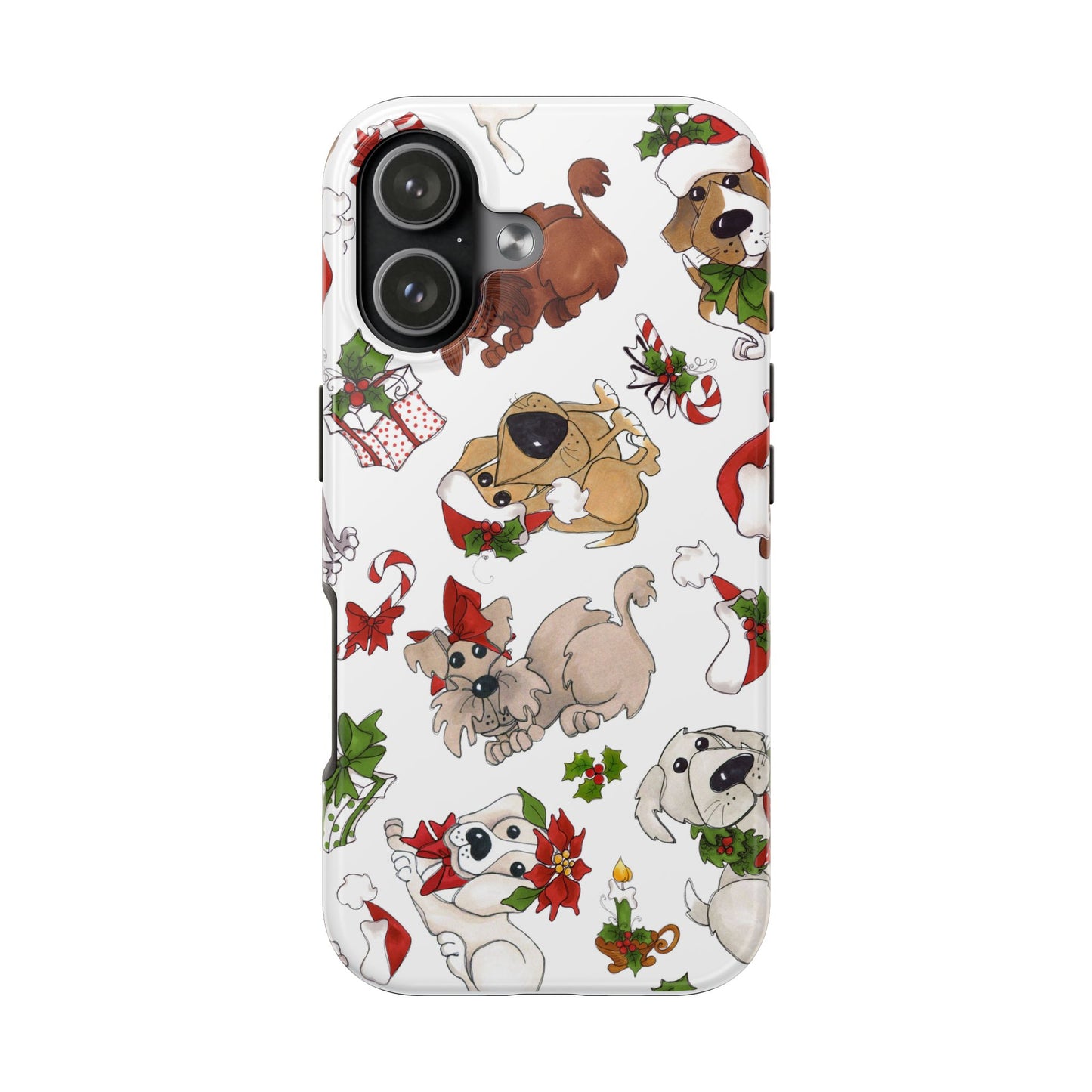 Doggie Toss White Phone Case